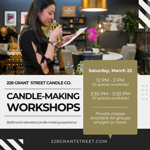 Candle-making Workshop (Sat, March 22, 2025 12 PM - 2 PM)